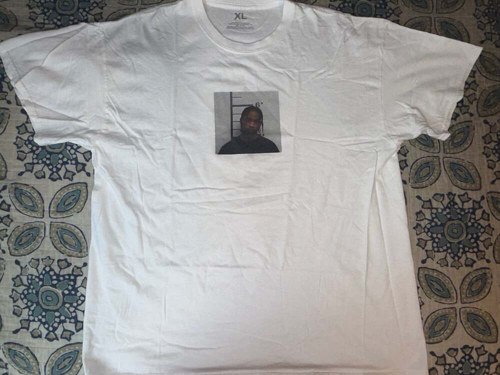 Travis Scott Cactus Jack Free The Rage Mugshot T-Shirt